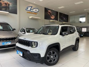 RENEGADE SPORT 1.3 TURBO AT 6M, 32 MIL KM, U.DONO ** BRANCO/PÉROLA **