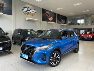 KICKS EXCLUSIVE 1.6 AUTOMÁTICA CVT, C/COURO, 37 MIL KM, Ú.DONO