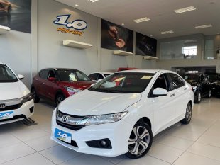 CITY EXL 1.5 AUTOMÁTICO CVT, C/COURO, 90 MIL KM ** TOP DE LINHA/BRANCO **